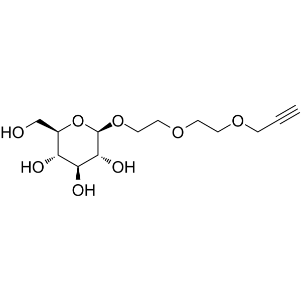 Propargyl-PEG2-beta-D-glucose 2353409-73-9